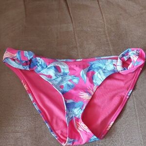 🏖 Ardene Tropical Pink and Blue Women's Swim Bottom
